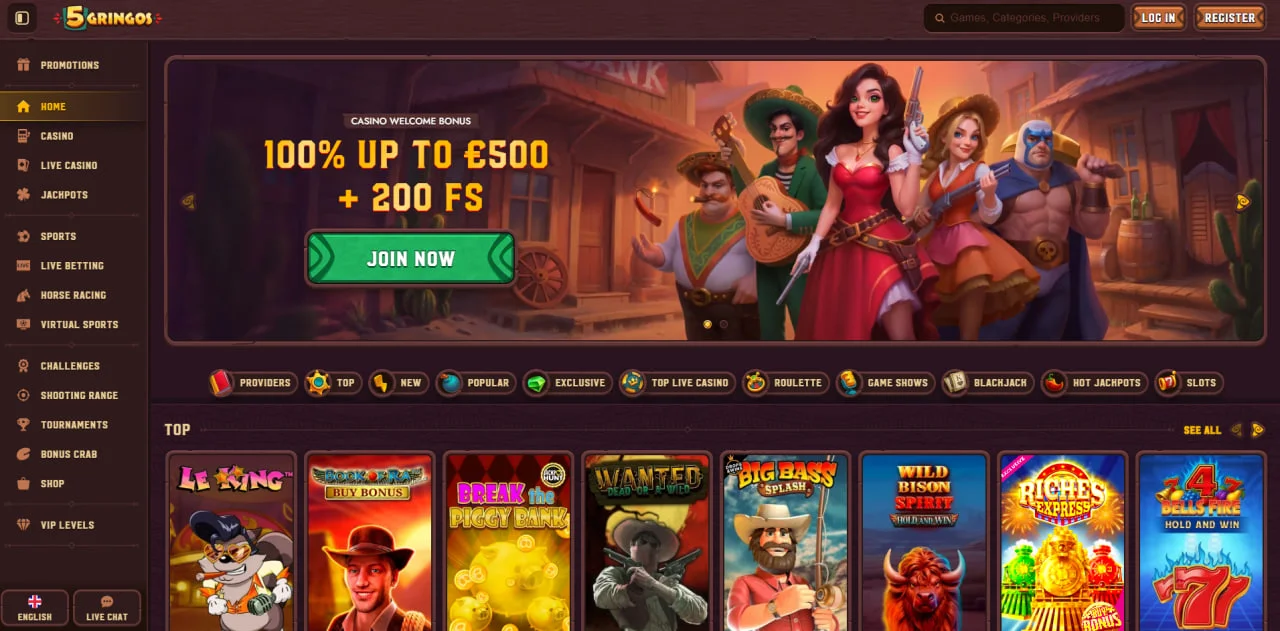 5gringos casino