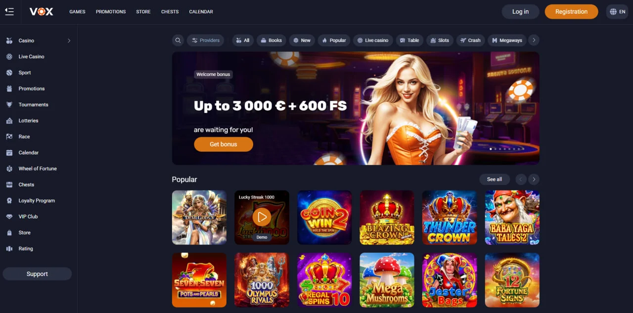 Vox casino